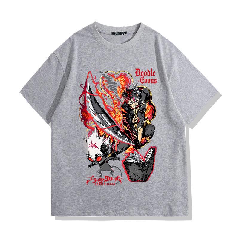 

Japanese anime fulltime hunter 100 cotton shortsleeved Tshirt mens and womens summer loose shortsleeved top 3XL