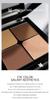 Highlighter-Palette, 4 Farbtöne, Seidige Textur, Lässt sich nahtlos verblenden, Verleiht Ausstrahlung, Hebt hervor, Beleuchtet, Helle bis mittlere Hauttöne, Angereichert mit Squalan, 24 Stunden Halt