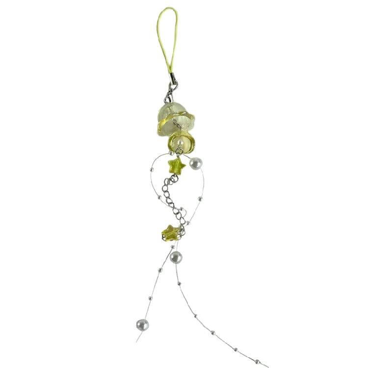 Sweet Jellyfish Star Pendant Phone Chain Keychain Y2k Phone Lanyard Backpack