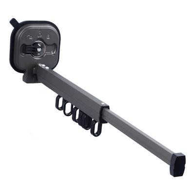 Wall Mount Folding Clothes Drying Rack Aluminum Alloy Reusable Retractable Clothes Drying Rack for Smooth Surfaces