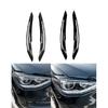 For BMW 1 Series F20 F21 Car Headlight Eyebrow Eyelids Stickers Trim Cover Headlamp Eyelid 2011 2012 2013 2014