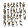 26-30Pcs 7X16 mm Alloy 26 Alphabet A-Z Letters Charms Pendants For DIY Bracelet Necklace Jewelry Making Supplies Accessories