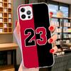 Basketball 23 24 8 Number Cover Phone Case For iPhone 16 17 Air 15 14 Pro Max 16E Phone Case 13 Mini 12 11 7 SE 8 Print Pattern