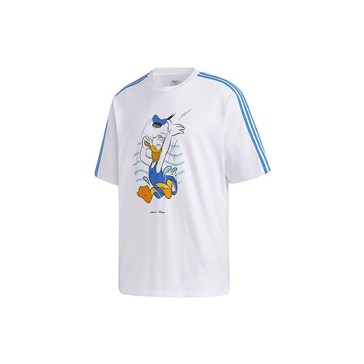 

Мужские футболки с рисунком Adidas Neo Donald Duck белые GJ5646 XL