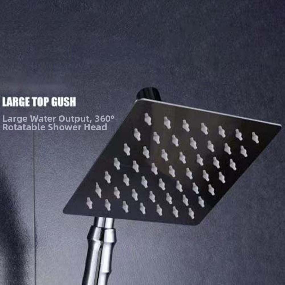 Round Shower Heads High Pressure 6inch/8inch Large Panel Showerhead  Bathroom Accessories