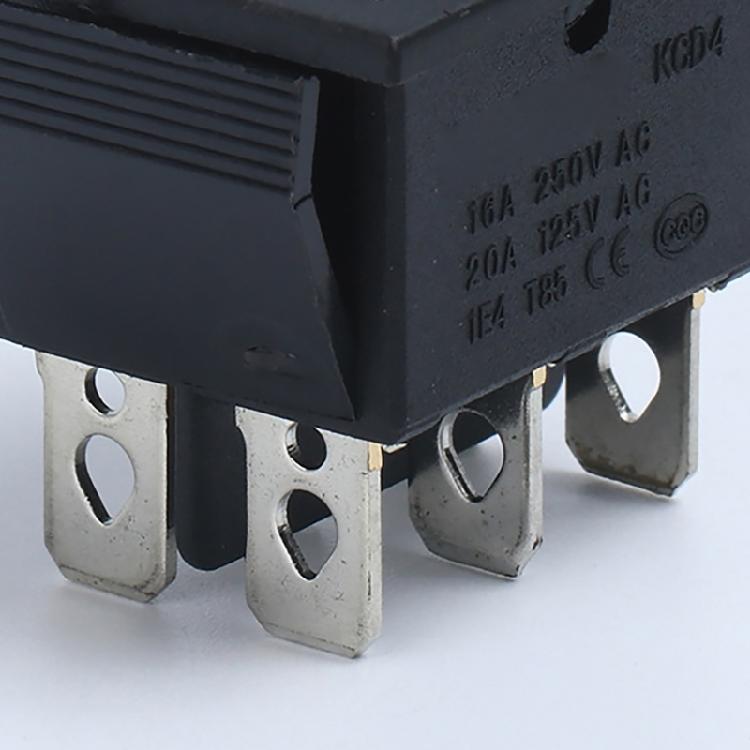 6-polige 2-Positionen Kippschalter 30A 250VAC LED-Licht Schalter für Boote Marine Schalter für Auto Boote Breadboards