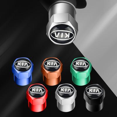 Set of 4 Car Tire Valve Caps Dustproof Accessories for Sportage Ceed Picanto Rio ProCeed Niro 5 3 4 K7 K5 K8 K3 Ray K9