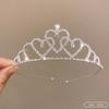 Moderna Para Tiara Adornada con Cristales Perfecta para Ocasiones Especiales