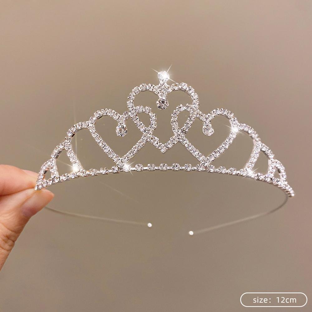 Moderna Para Tiara Adornada con Cristales Perfecta para Ocasiones Especiales