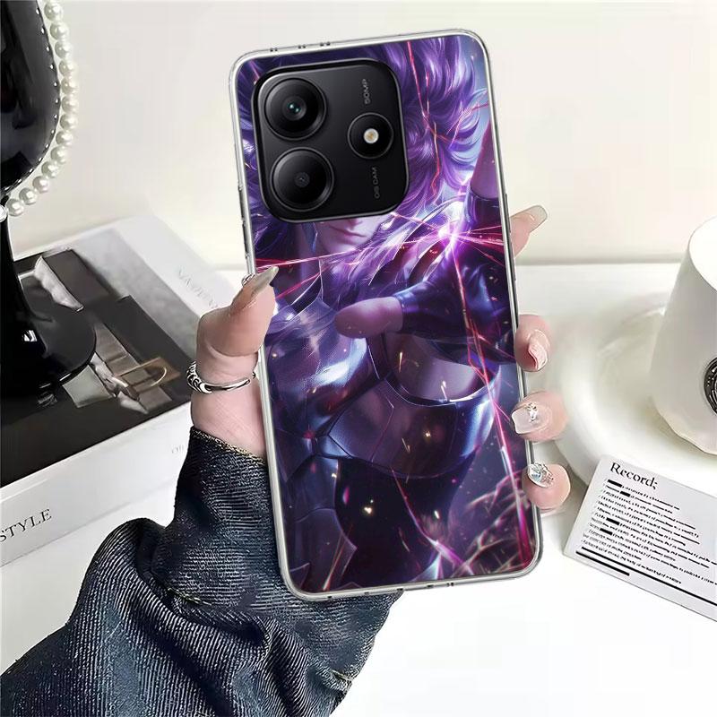 Saint Seiya Cool Soft Phone Case For Xiaomi Redmi Note 15 14 14S 13 12 Pro Plus 12S 11 11S 11E 10 10S 11T 5G Fundas Coque Redmi