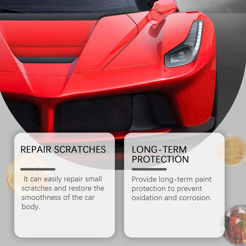 Car Wax Polish 100g High-Gloss Shine Car Wax Paste Sponge Included Wax For Car Detailing Trucks Motorcycles RV's Longlasting