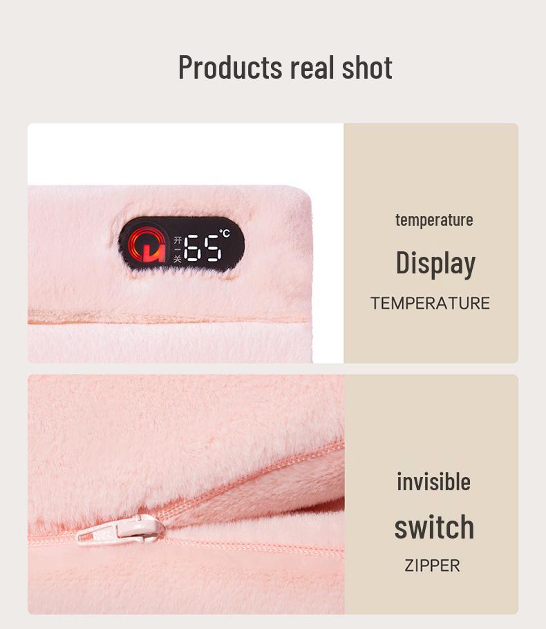 Rainbow Electric Heating Hand Warmer & Hot Water Bottle - Portable and Explosion-Proof