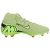 Nike Mercurial Superfly 10 Academy MG High-Top Limelight Hyper Crimson Unisex Cleats Yellow Volt FQ1456-300