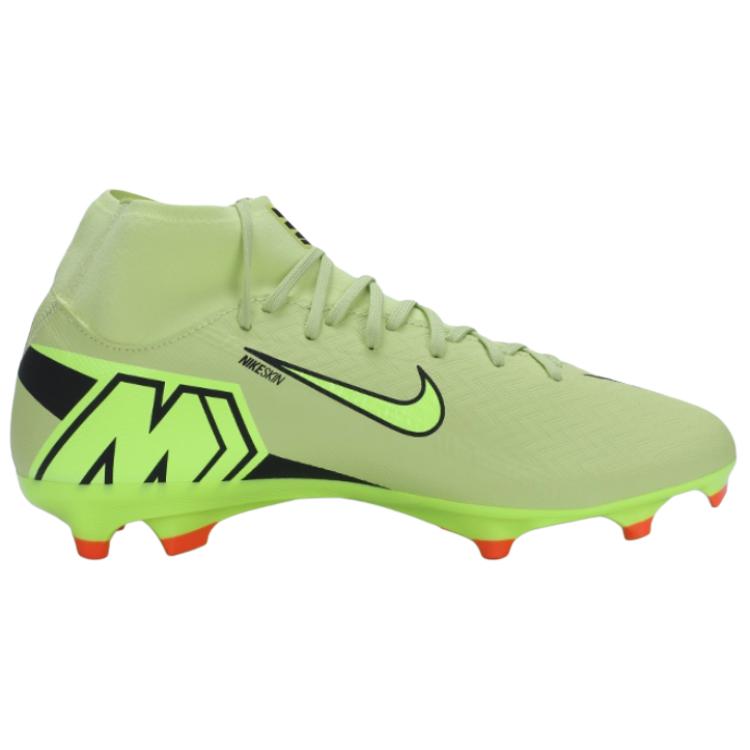 Nike Mercurial Superfly 10 Academy MG High-Top Limelight Hyper Crimson Unisex Cleats Yellow Volt FQ1456-300