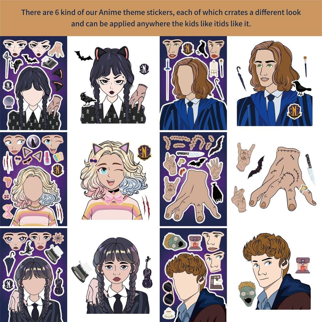 12pcCartoon Children's Stickers Boys And Girls Baby Kindergarten Reward/ Stickers