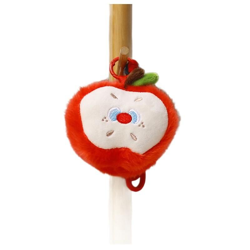 Cartoon Vegetable Plush Keychain With Pp Cotton Fill For Kids Gift And Bag Decoration