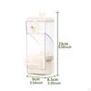 Bird Cage Feeder ,Automatic ,Clear Leakproof Parrot Food Container for Finch Canary Budgies