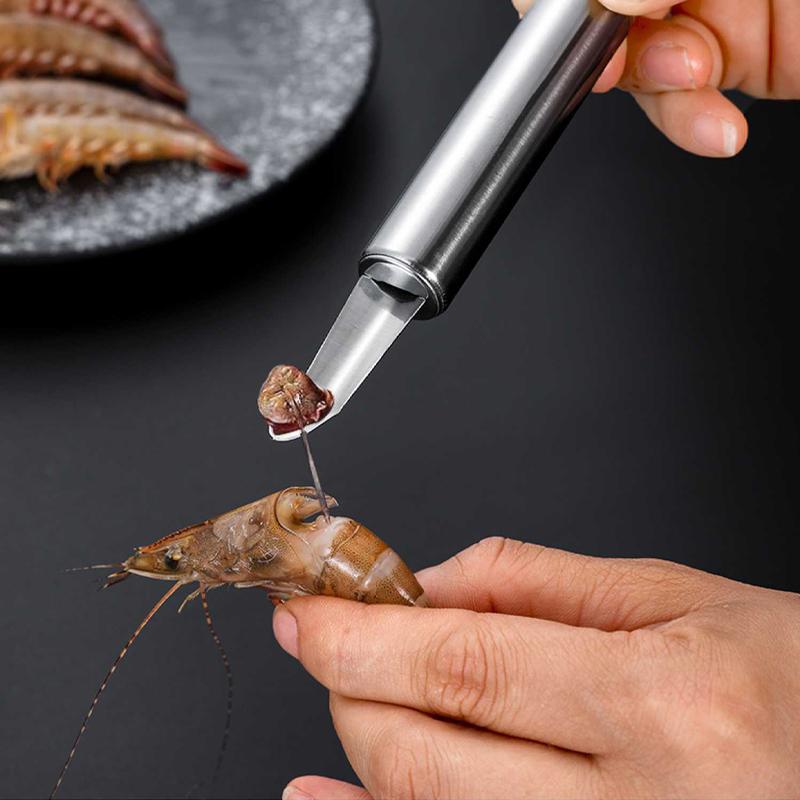 Stainless Steel Shrimp Lines Cutter Toadfish Fish Shrimp Peeler Tool Compact Lightweight Crab Tools & Shrimp Peeler Kitchen tool