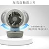 Iris Ohyama Circulator Fan, 20 Tatami Swing, Left and Right Swing, Remote Control Included, DC Motor, Air Circulation, Energy Saving, Power Saving, Ta