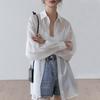 Sunscreen Shirt Women's Summer Spring Thin Jacket Slit