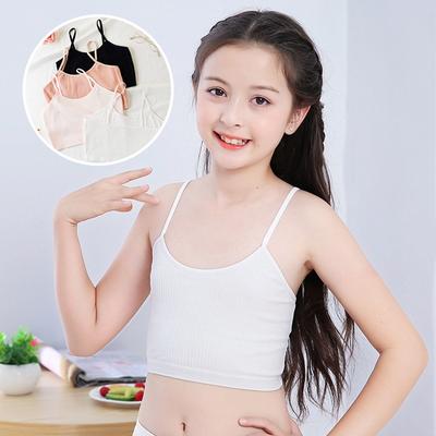 Girls Training Bra Kids Underwear Cotton Your Girls Vest Crop Top 8-14Y