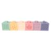 12PCS Children Silicone Building Blocks Soft DIY Educational Chewable Animals Shapes Cube Blocks Toys