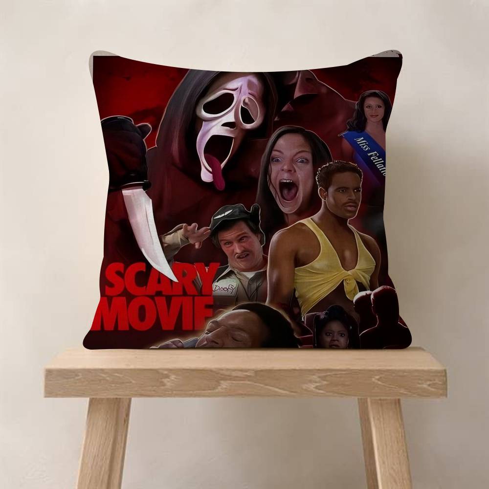 Horror Movie Scream Pillow Cover For Bedroom Room And Living Room Sofa Decorative Cushion Cover