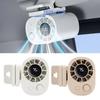 360° Rotatable Car Clip-On Fan Rechargeable USB Fan Portable Mini Fan  Outdoors