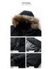 Men's Trendy Long Down Jacket with Fur Collar - 90% Duck Down, Thickened Winter Coat, Versatile and Warm.