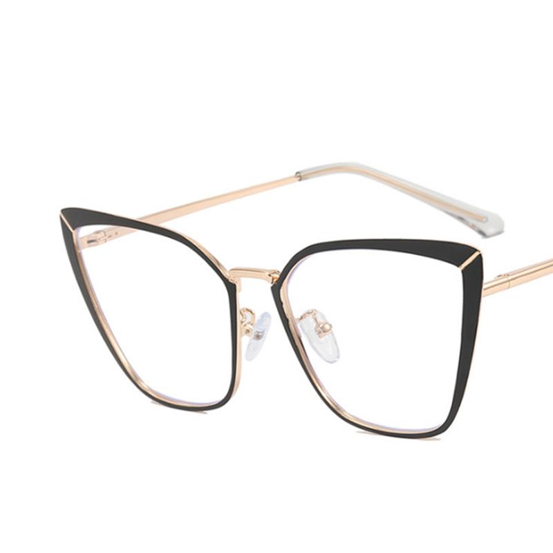 

Big Riangular Cat Eyes Frame Clear Lens Glasses Simple Myopia Nerd Spectacles Degree -0.5 -1.0 -2.0 -3.0 -4.0 to -6.0 1.56 myopia -5.0