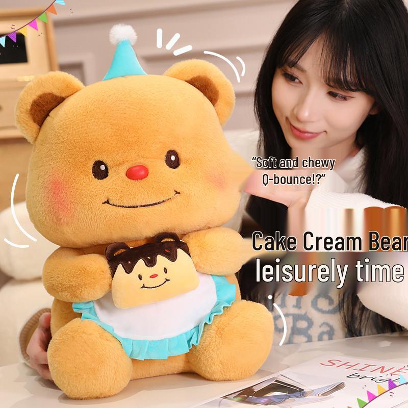 Butter Bear Plush Doll - Trendy Birthday Gift for Girls