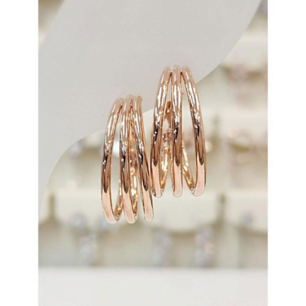 Volare Savezone03 Silver Needle Ring Earrings 2Color Afasss1554 (16007076)
