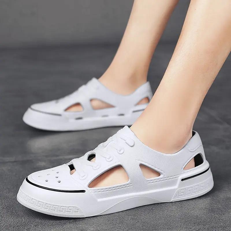 Fashion Outdoor Shoes for Men Japanese Casual New Fashion Color Luxury 2025 Barefoot Pvc Comfortable Trend Design Buy H Eva Man Sandals