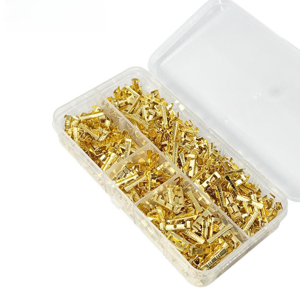 U-Shaped Double Crimp Terminal – Non-Insulated Wire Connector for 0.3-1.5mm² Cables | Electrical Terminal Lug, Easy Wire Joining