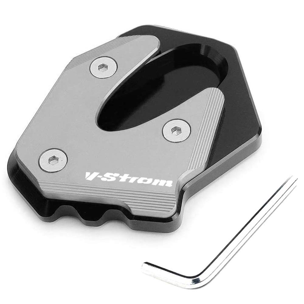AWECOT Kickstand Side Stand Extension Extender Plate Pad for Suzuki VStrom250 DL2502017-2021 Accessories