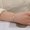 My Shape Hollow Leaves Bracelets Stainless Steel for Women Girls Gifts Plant Leaf Pendant Chain Hand Chain Bangle Summer Jewelry