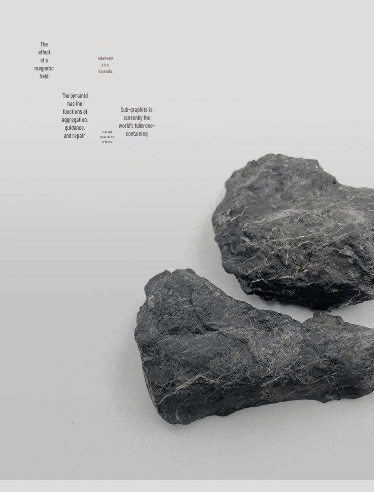 Shungite Pyramid: EMF Reducing Ornament