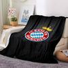 FC Bayern München Wappen Kunst Decken Flanell Bedruckt Atmungsaktiv Warm Überwurf für Zuhause Büro Bettwäsche 0708a125