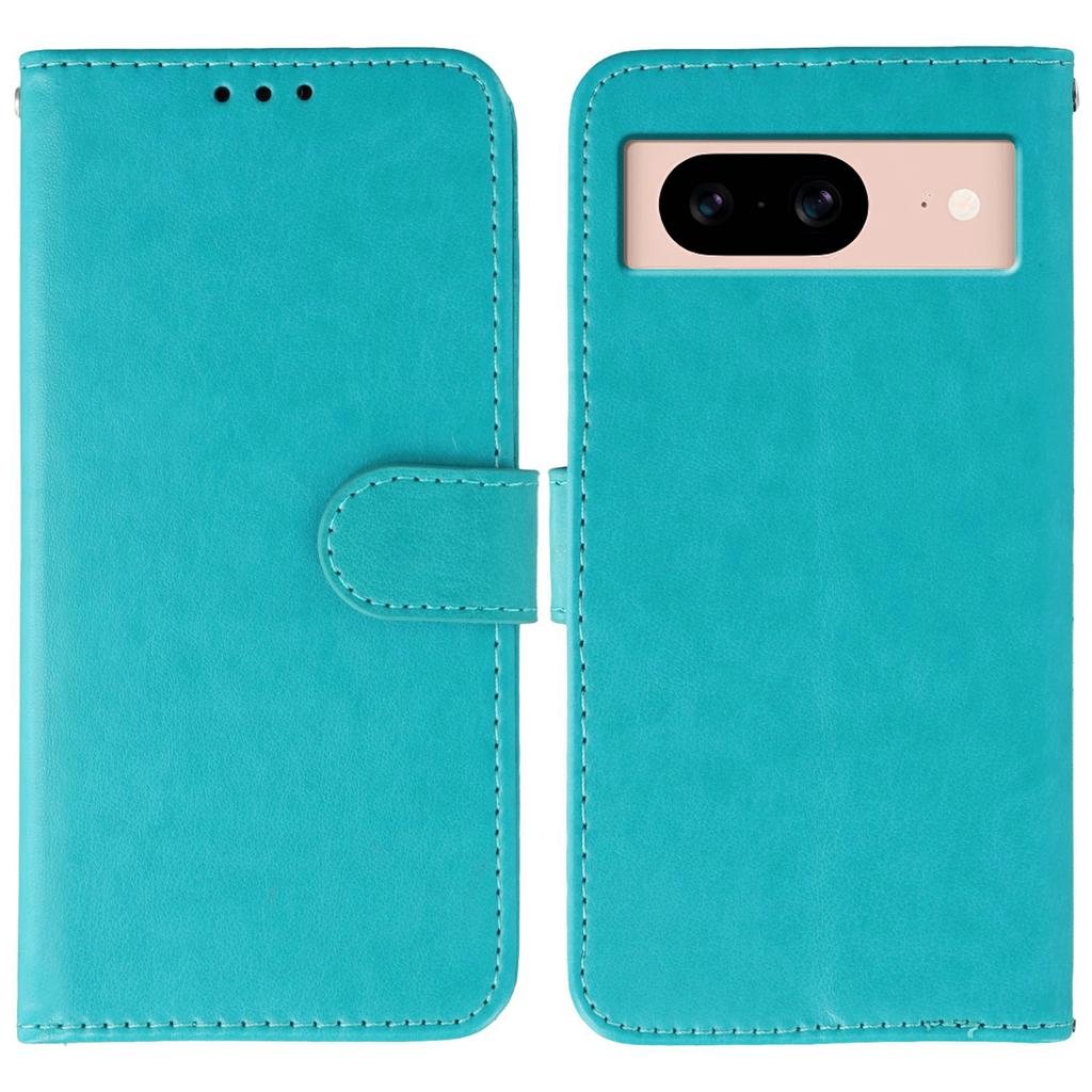 For Google Pixel 8a Case PU Leather Flip Wallet Phone Cover with Strap