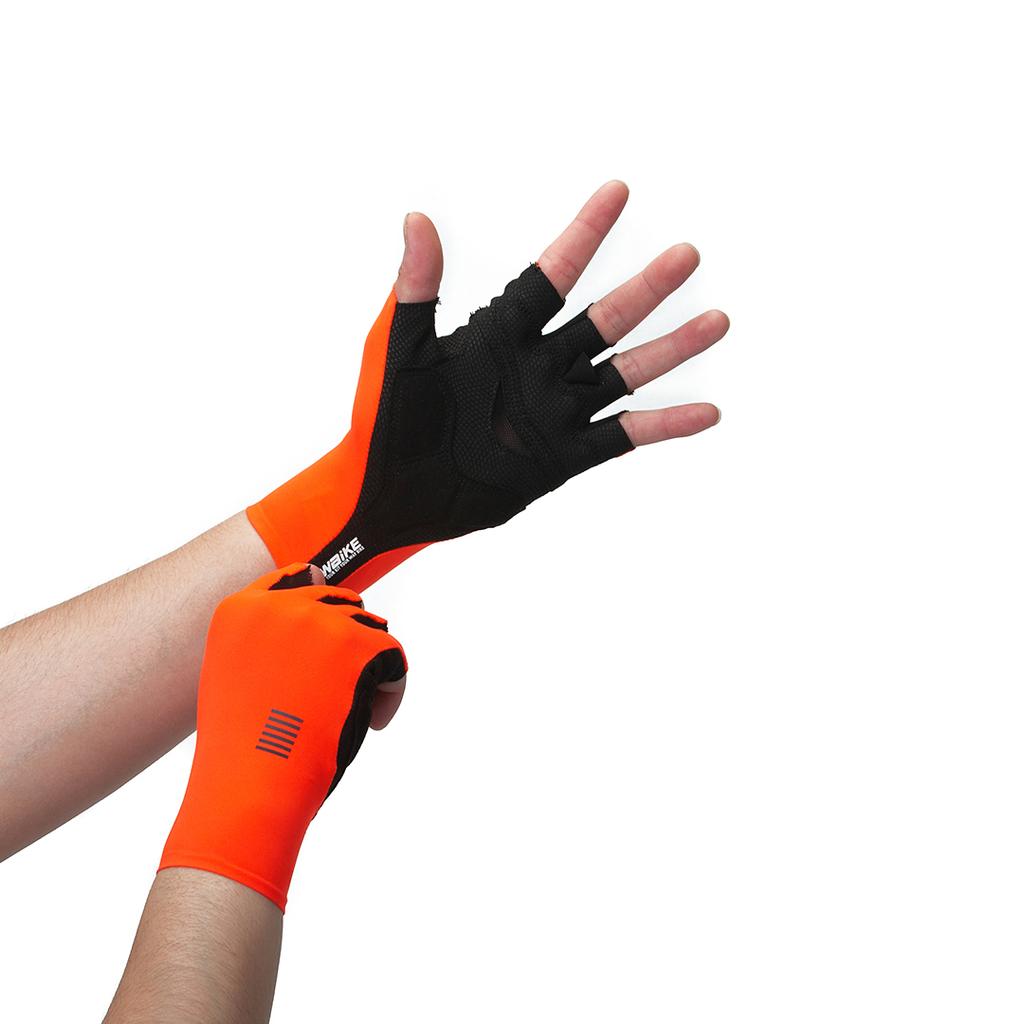 Guanti da Ciclismo Guanti da Bici MTB Guanti Sportivi Mezza Dita Guanti da Bicicletta Uomo Donna Traspiranti Antishock