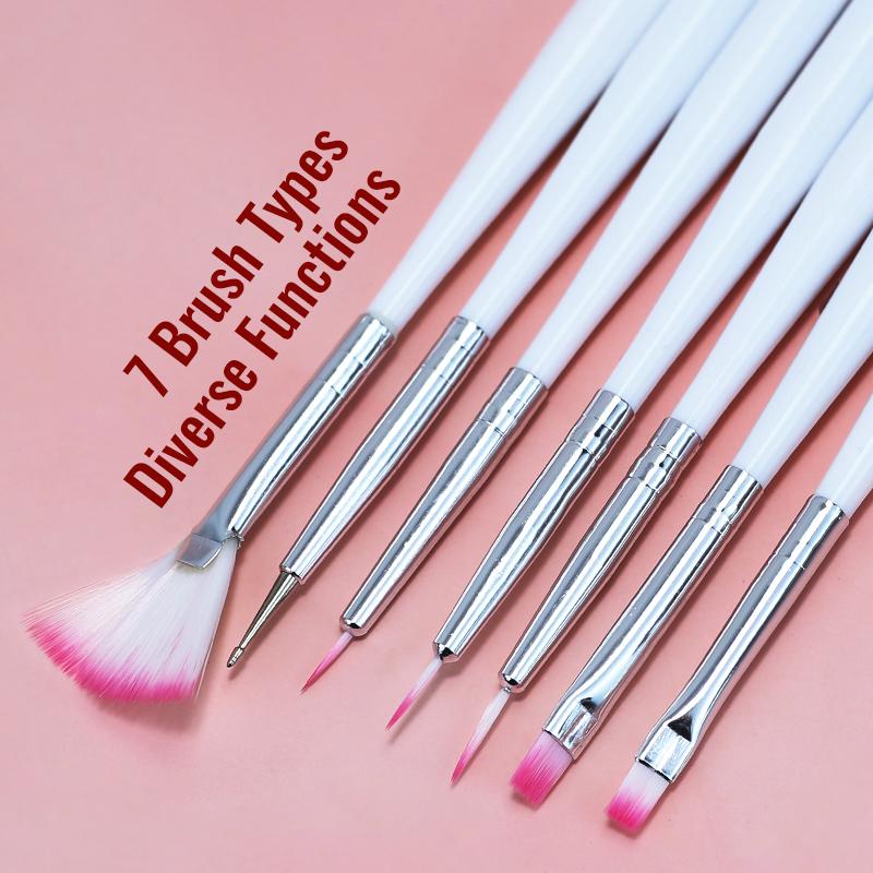 Clou Beaute Kristall Acryl Nail Art Pinsel DIY Nagel Malen Schnitzen UV Gel Verlängerung Malpinsel Linien Liner Maniküre Werkzeuge