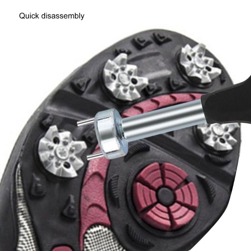 Golf Shoe Spikes Removal Tool Replacement Golf Shoe Spikes Wrench Adjustment Cleat Key Golf Accessories Easy to Use