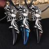 Wolfszahn Halskette Geschenke Einzigartige Halsdekoration Herren Geschenk Zubehör Schmuck Aufhängung Mode Stilvolles Ornament Anhänger