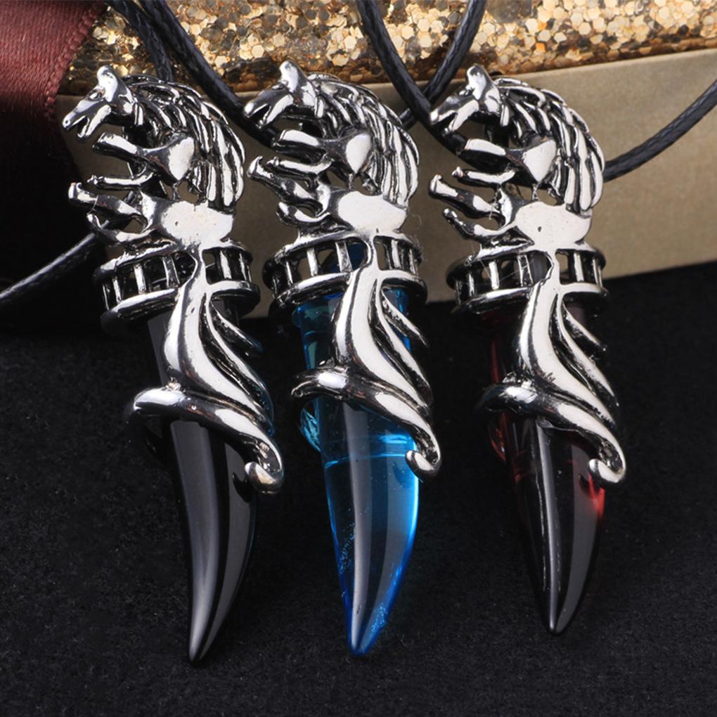 Wolfszahn Halskette Geschenke Einzigartige Halsdekoration Herren Geschenk Zubehör Schmuck Aufhängung Mode Stilvolles Ornament Anhänger