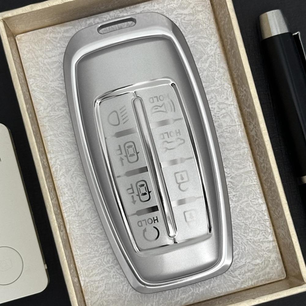 Hliníková kovová krytka pouzdra na klíče od auta pro luxusní vozidla Hyundai Genesis GV70 GV80 GV90