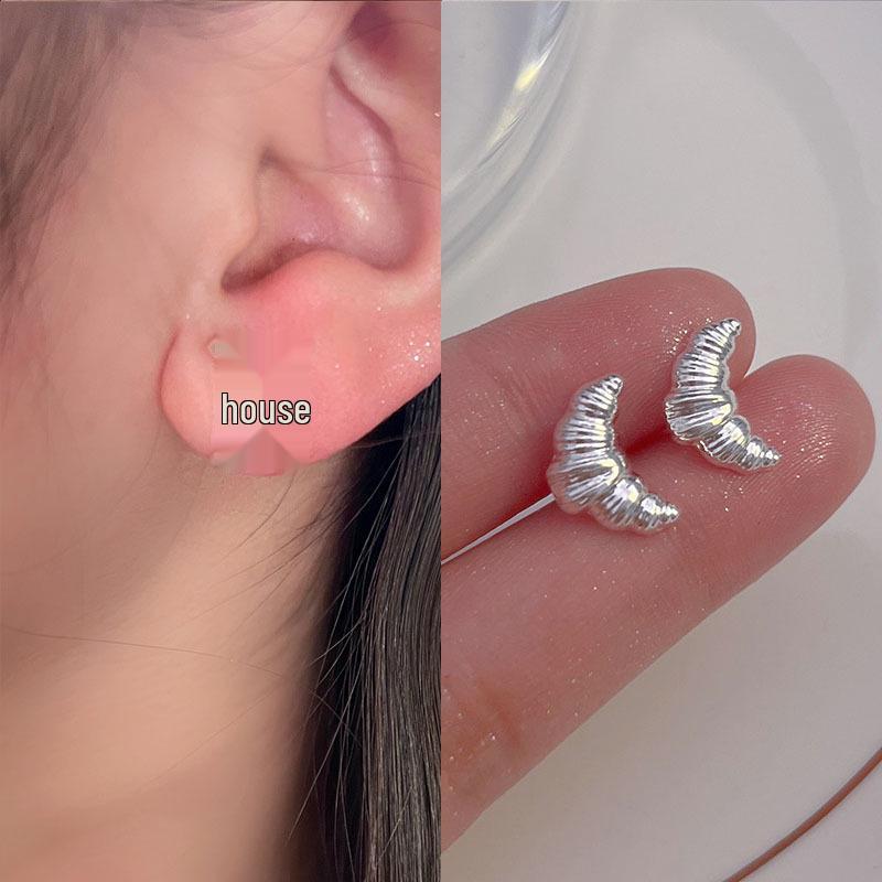 925 Sterling Silver Women's Ear Piercing Earrings - Versatile Cartilage Studs for Comfortable Sleeping