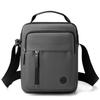 New leather film simple men's shoulder bag casual sports bag men's solid color waterproof trendy bag messenger bag