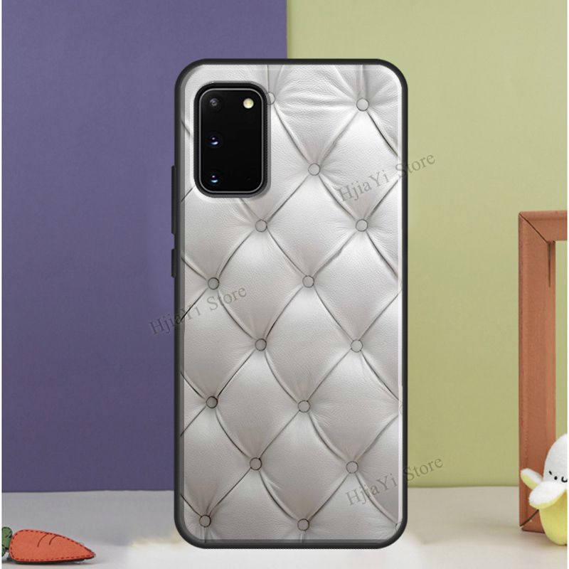 Quilted Texture Sofa Pattern Case For Samsung Galaxy S20 FE S21 S22 Ultra S8 S9 S10 e Note 10 Plus Note 20 Ultra Cover