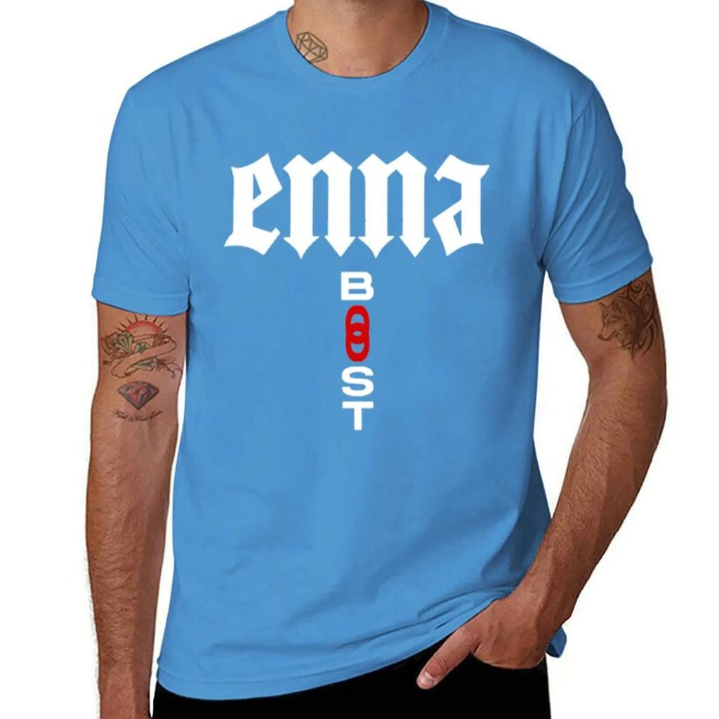 Enna boost PLK T-Shirt summer tops street wear blacks shirts men