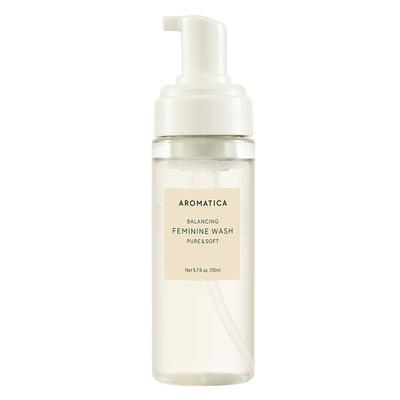 Aromatica Pure And Soft Feminine Waschlotion 170ml | Vegan, PH-neutral, Natürliche Inhaltsstoffe, Unparfümiert, Keine Irritationen, Für empfindliche Haut